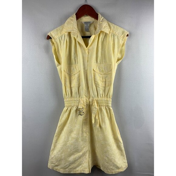 Heres A Hug Yellow Cotton Romper S - Picture 1 of 5